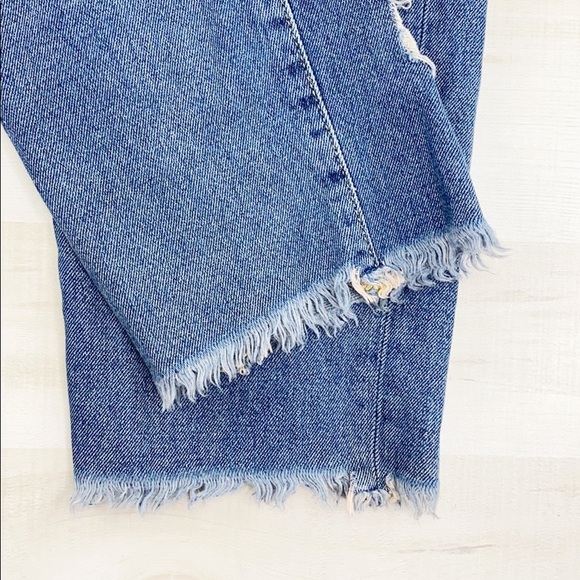 FREE PEOPLE Tattooed Print Ripped Boyfriend Jean - Picture 13 of 16